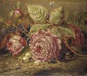 Pierre-Auguste Renoir Roses painting